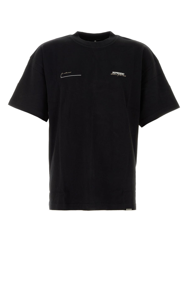Black cotton t-shirt