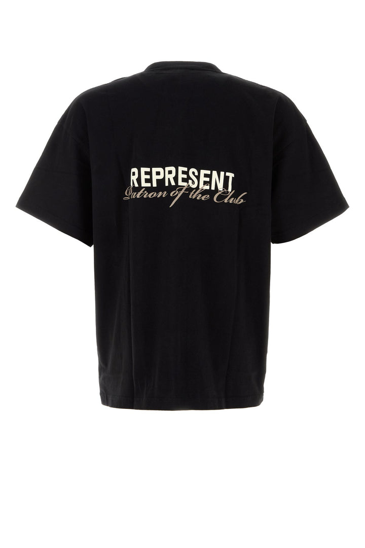 Black cotton t-shirt