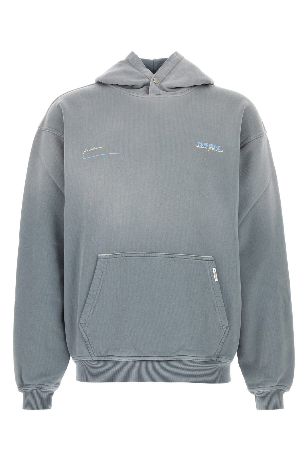 Powder blue cotton sweatshirt