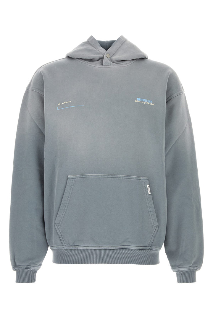 Powder blue cotton sweatshirt
