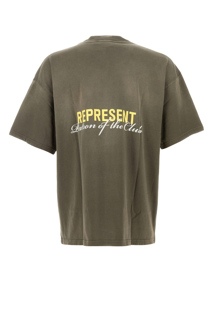 Dark green cotton t-shirt