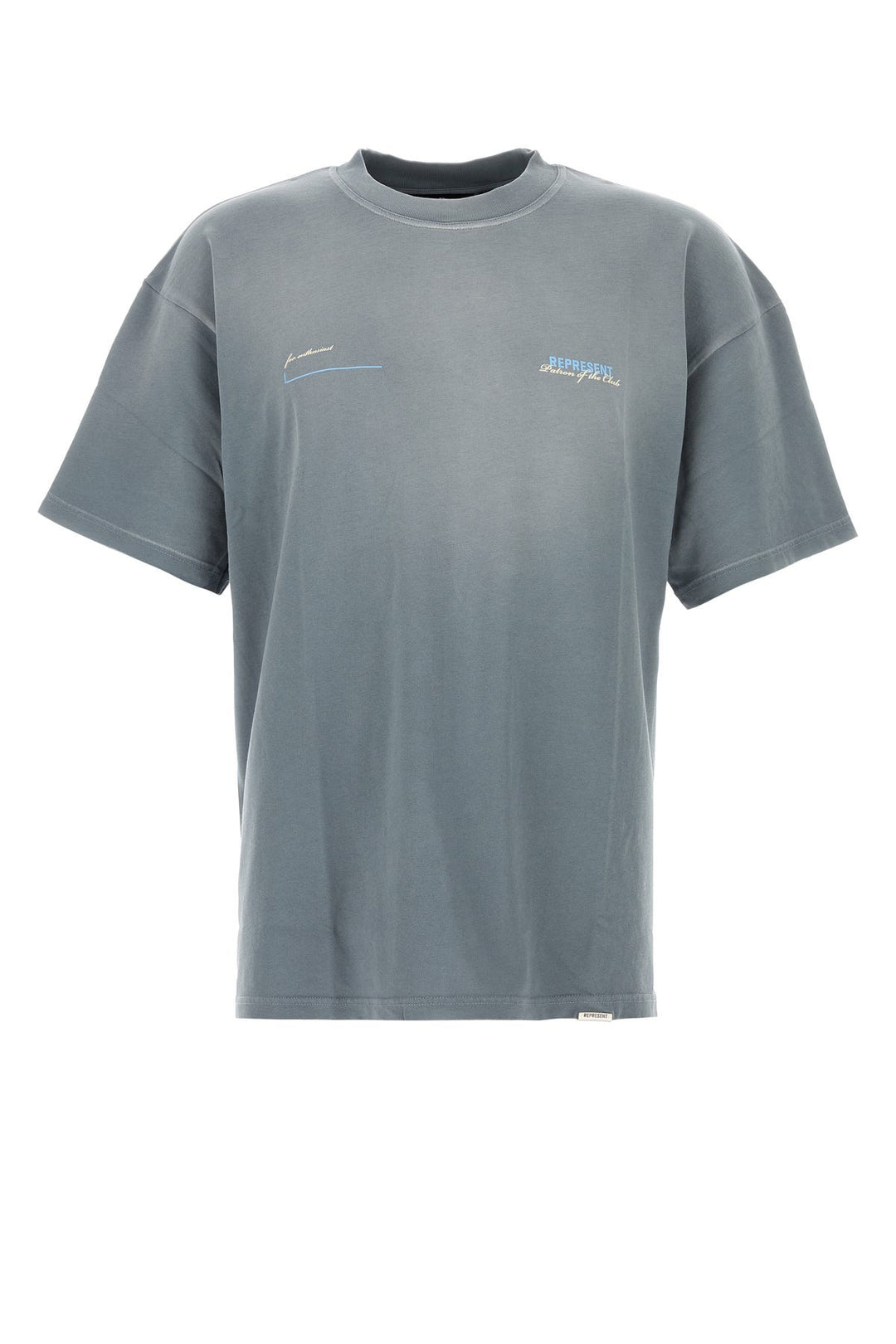 Powder blue cotton t-shirt