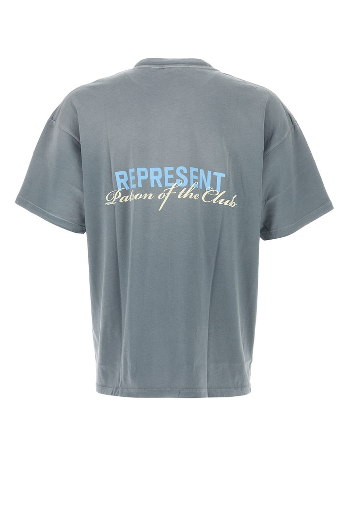 Powder blue cotton t-shirt