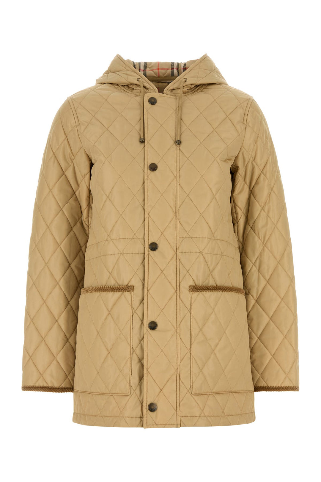 Beige nylon jacket
