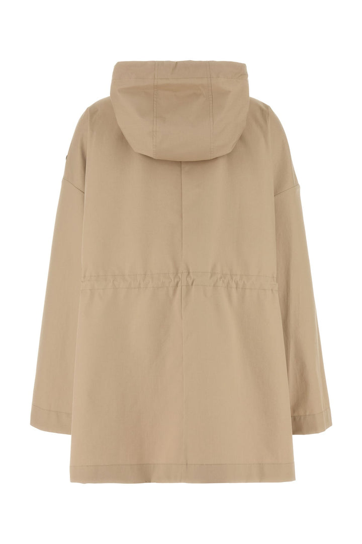 Beige cotton blend Gaillon parka
