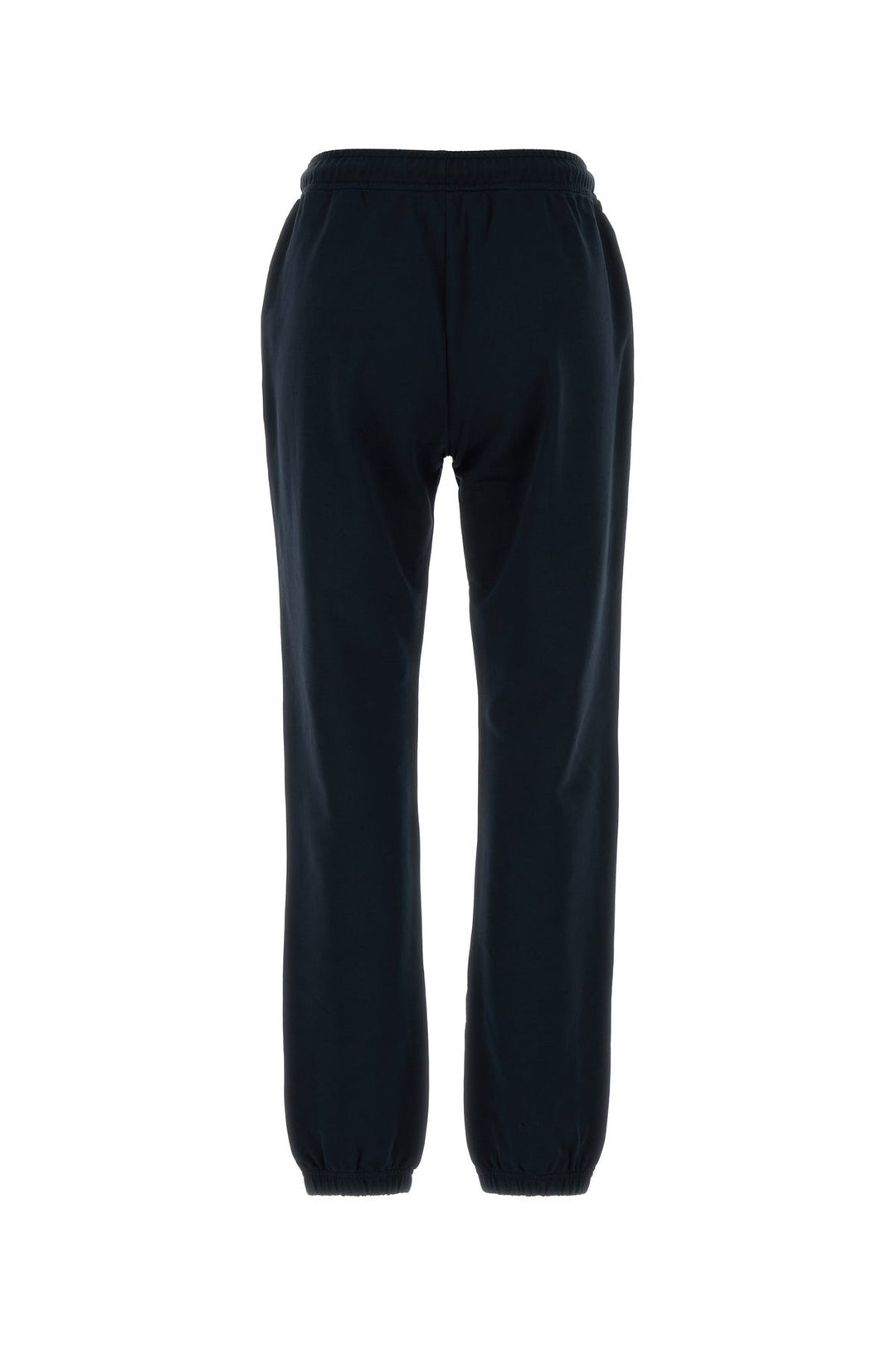 Black cotton joggers