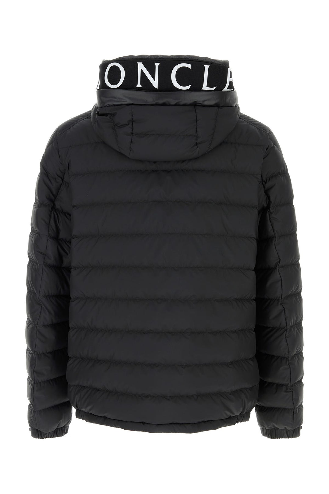 Black polyester Chevrerie down jacket