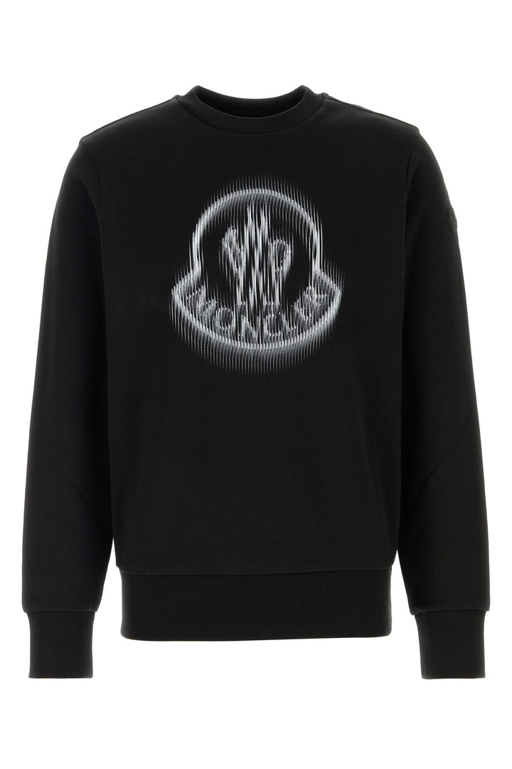 Black cotton sweatshirt