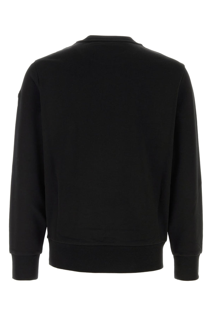Black cotton sweatshirt