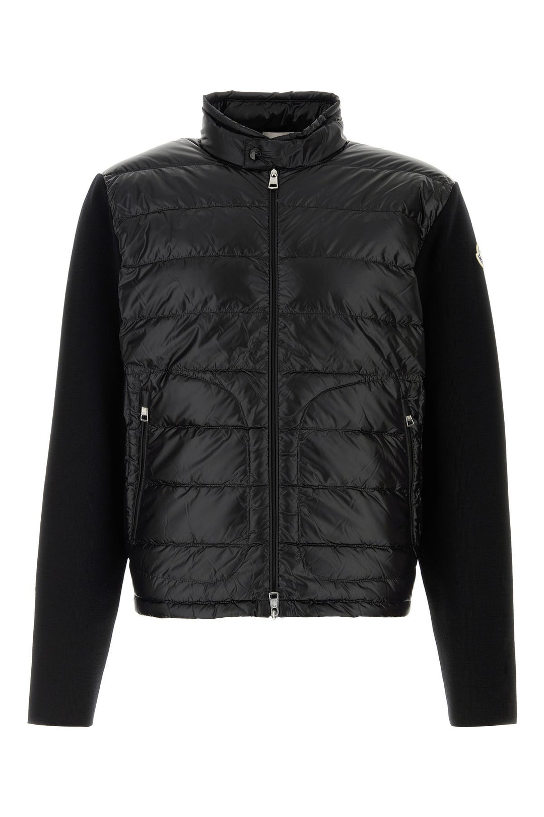 Black wool cardigan