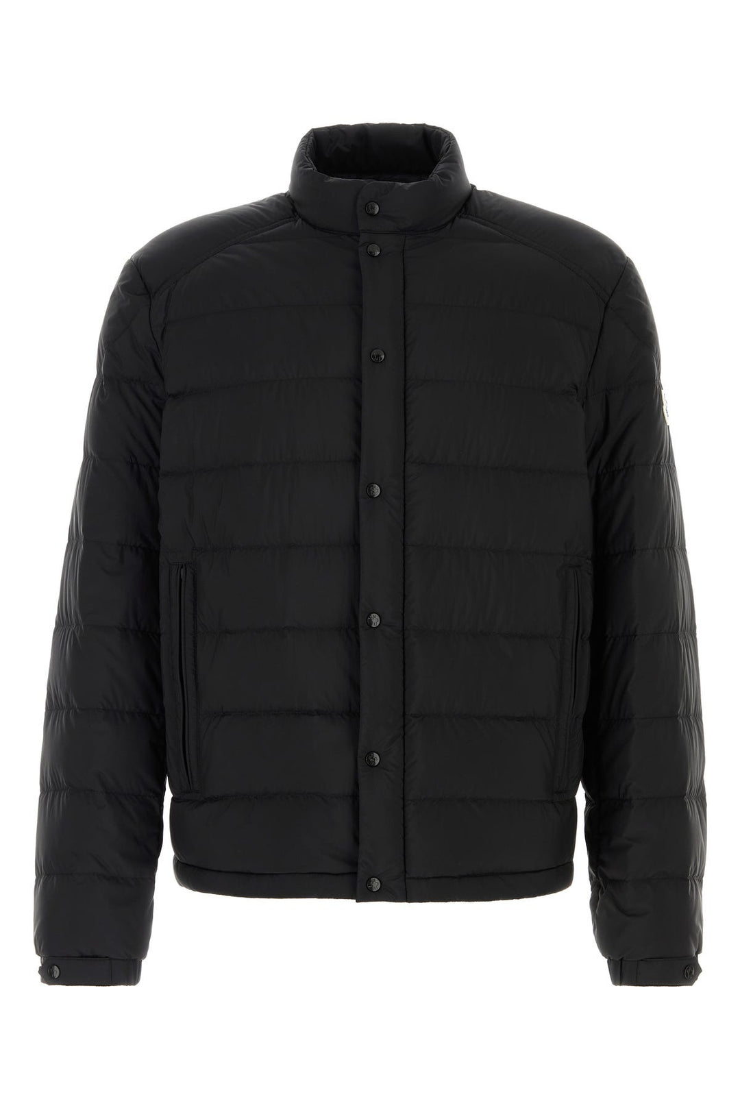 Black nylon Selves down jacket