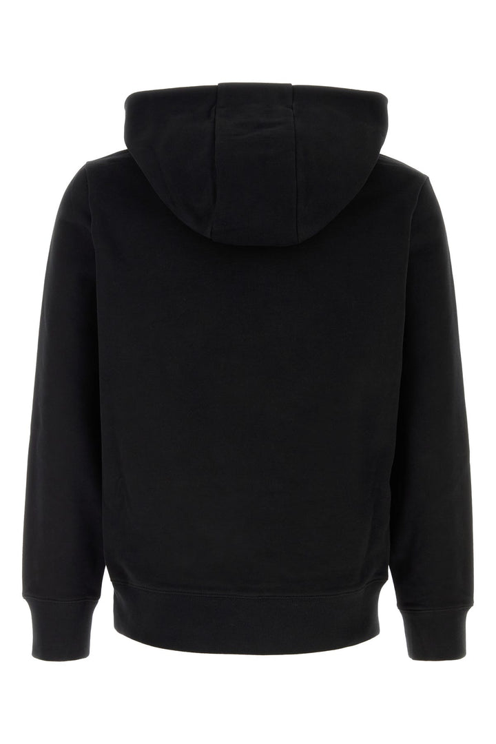Black cotton sweatshirt
