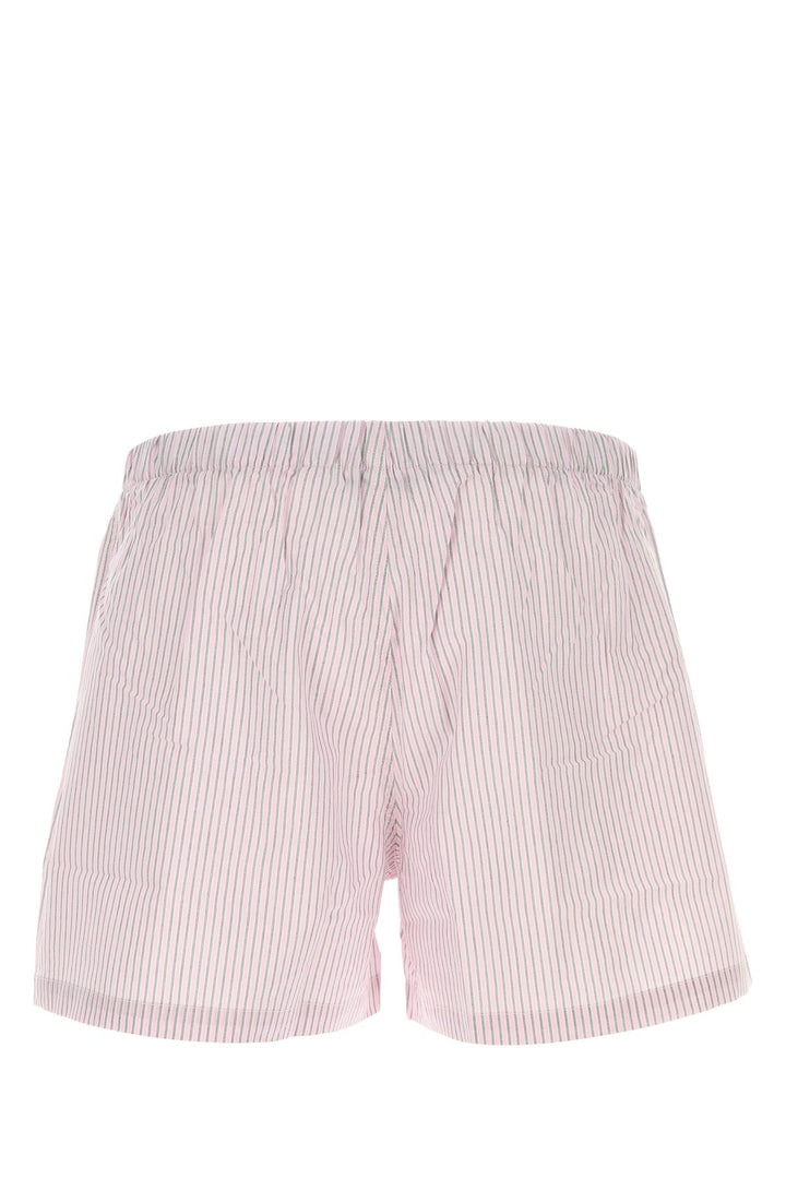 Embroidered cotton pyjama shorts