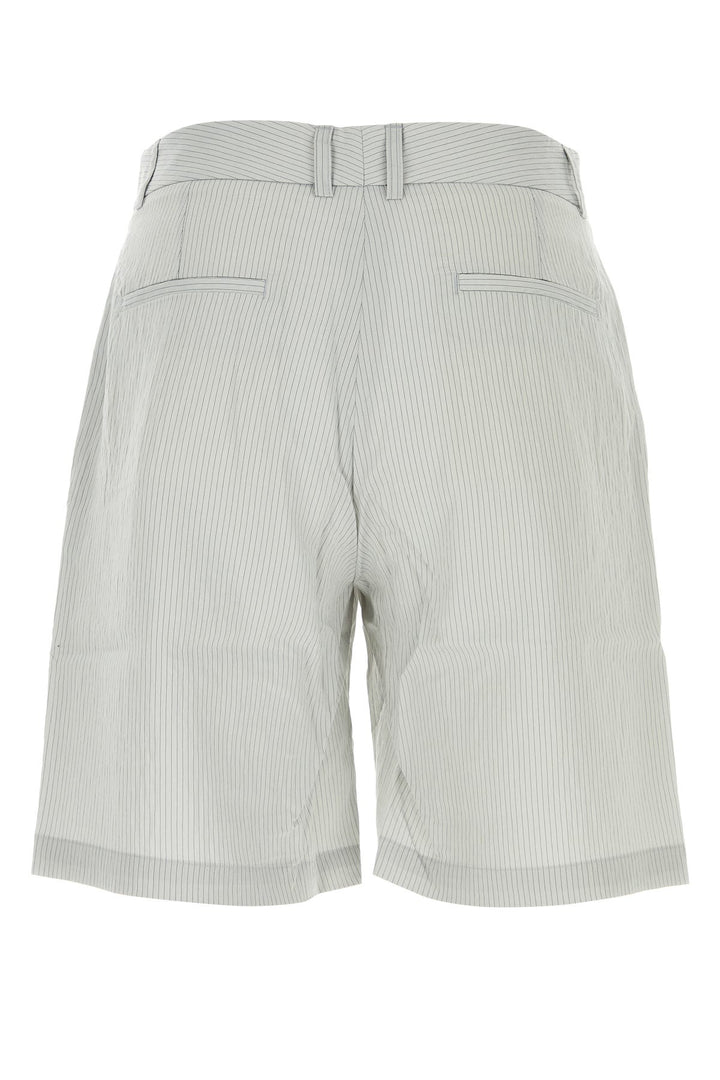 Embroidered modal blend Nicolas bermuda shorts