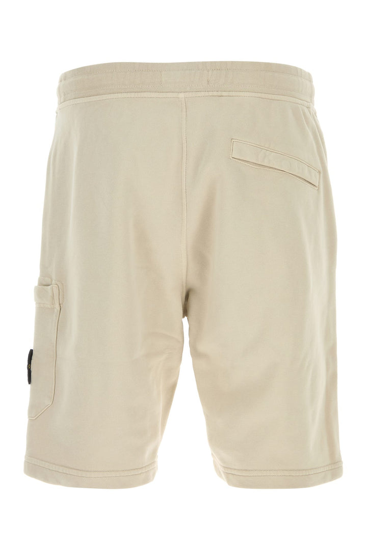 Sand cotton bermuda shorts