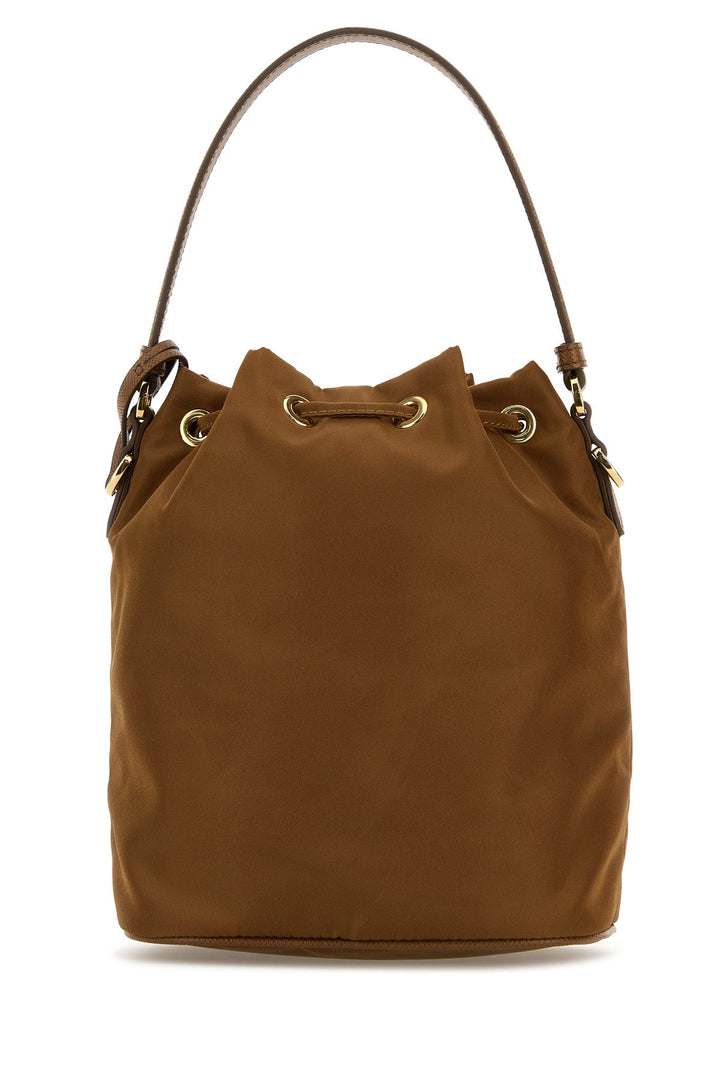 Biscuit nylon bucket bag