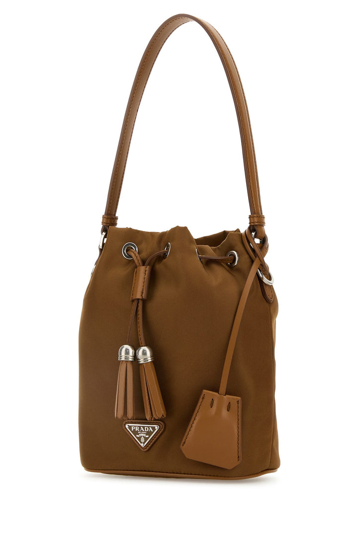 Biscuit nylon bucket bag