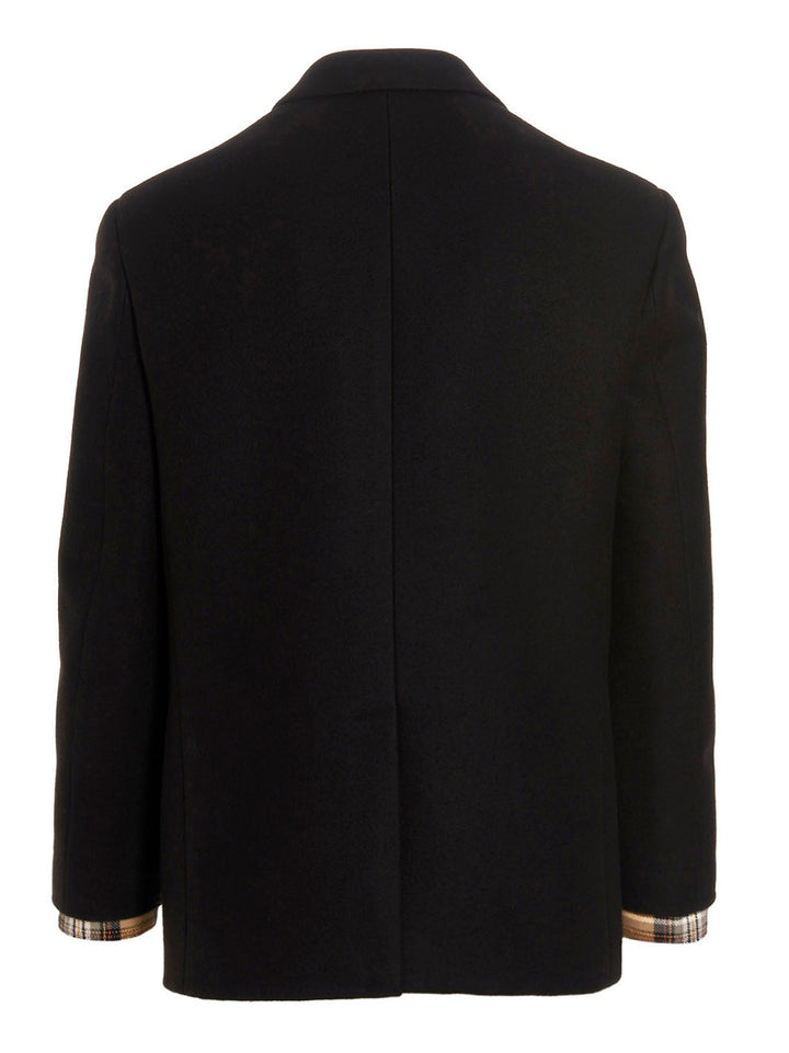 Wool Tailored  Jacket Blazer Black