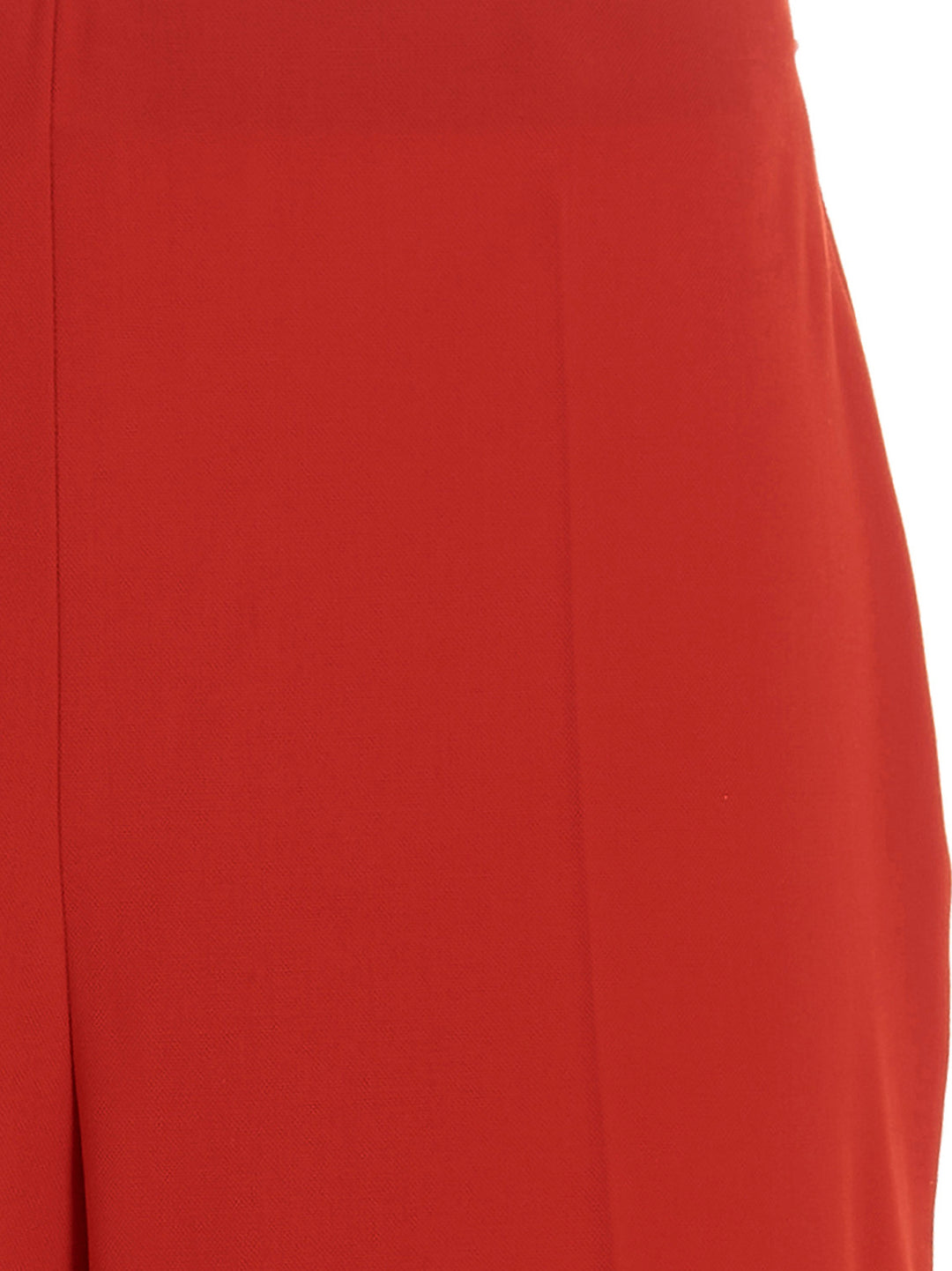 Straight  With Pleat Pants Red