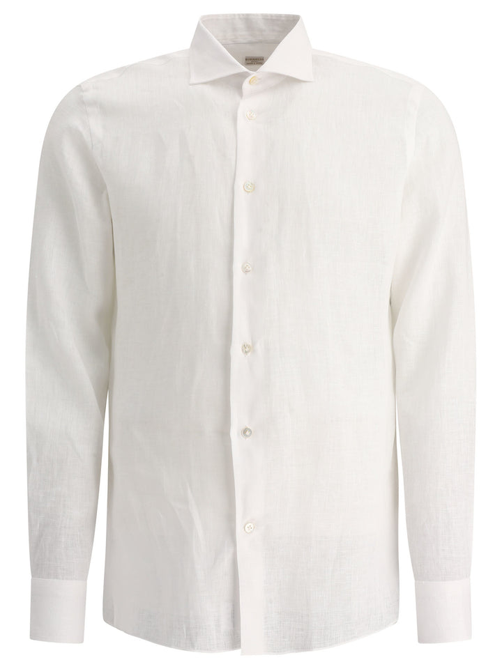 Classic Linen Shirt Shirts Bianco