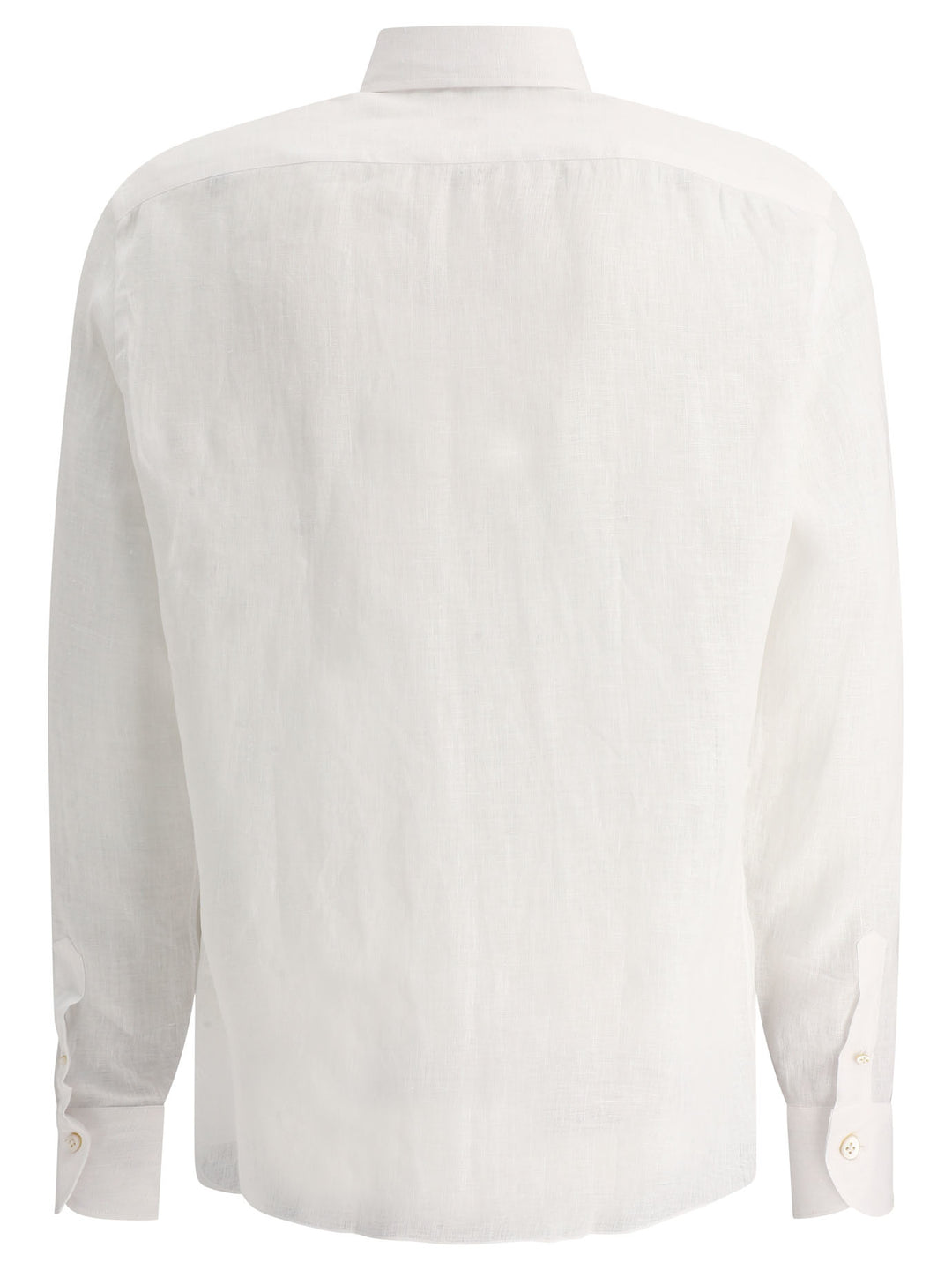 Classic Linen Shirt Shirts Bianco