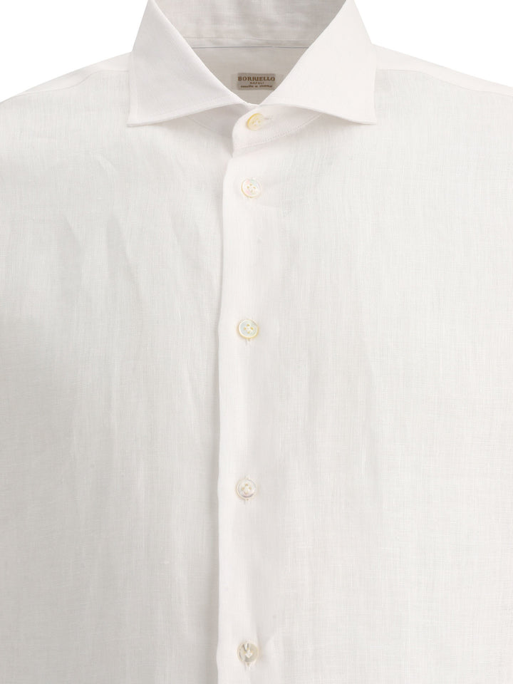 Classic Linen Shirt Shirts Bianco