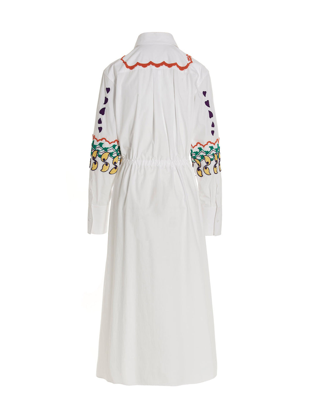 Valentino Bead Embroidery Shirt Dress Dresses Multicolor