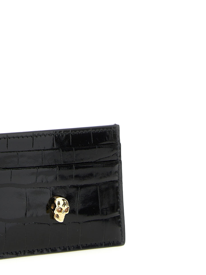 Skull Wallets, Card Holders Black