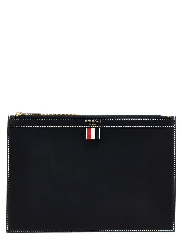 Small Document Pouch Clutch Blue