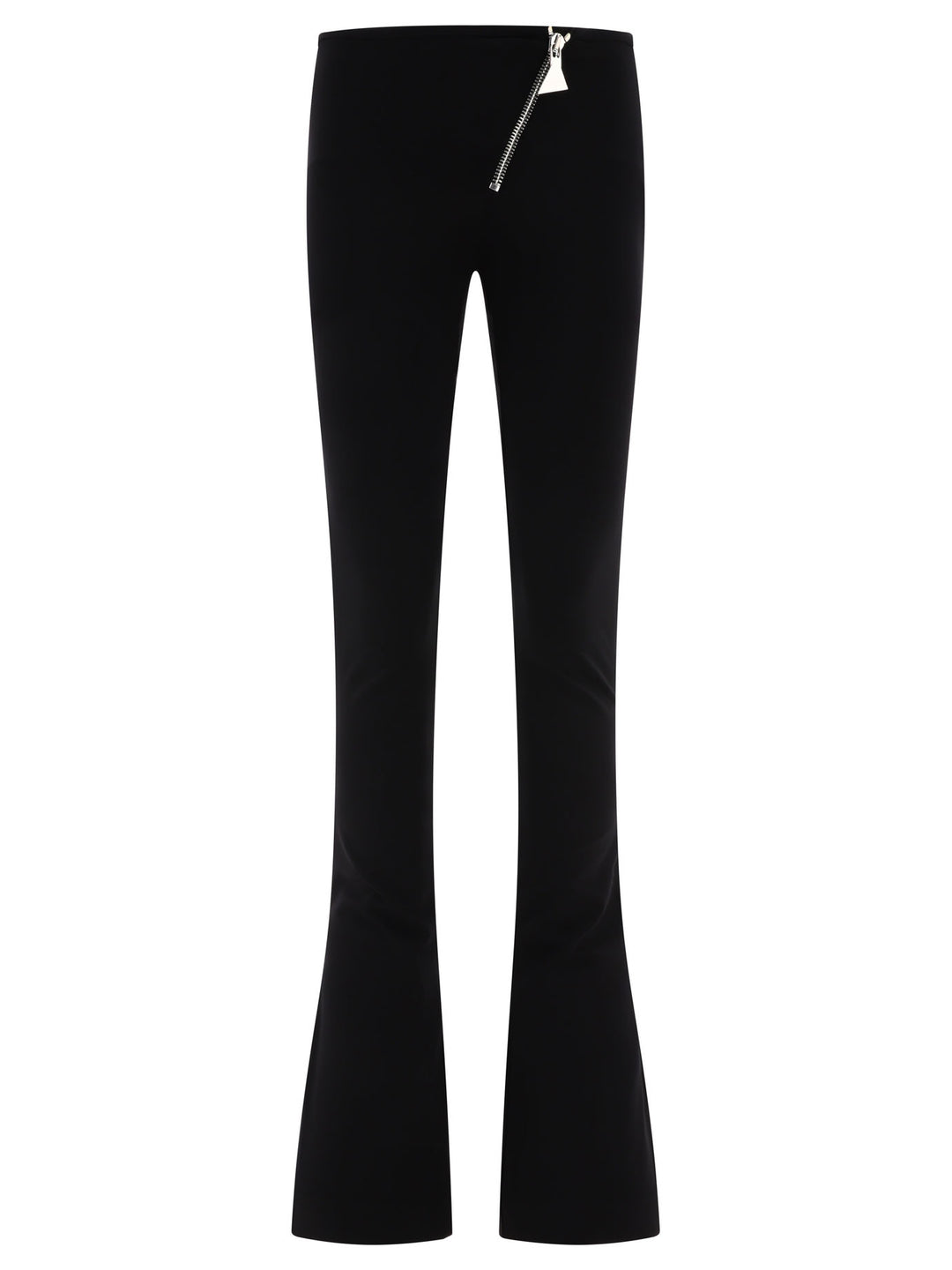 Zip-Embellished Trousers Nero