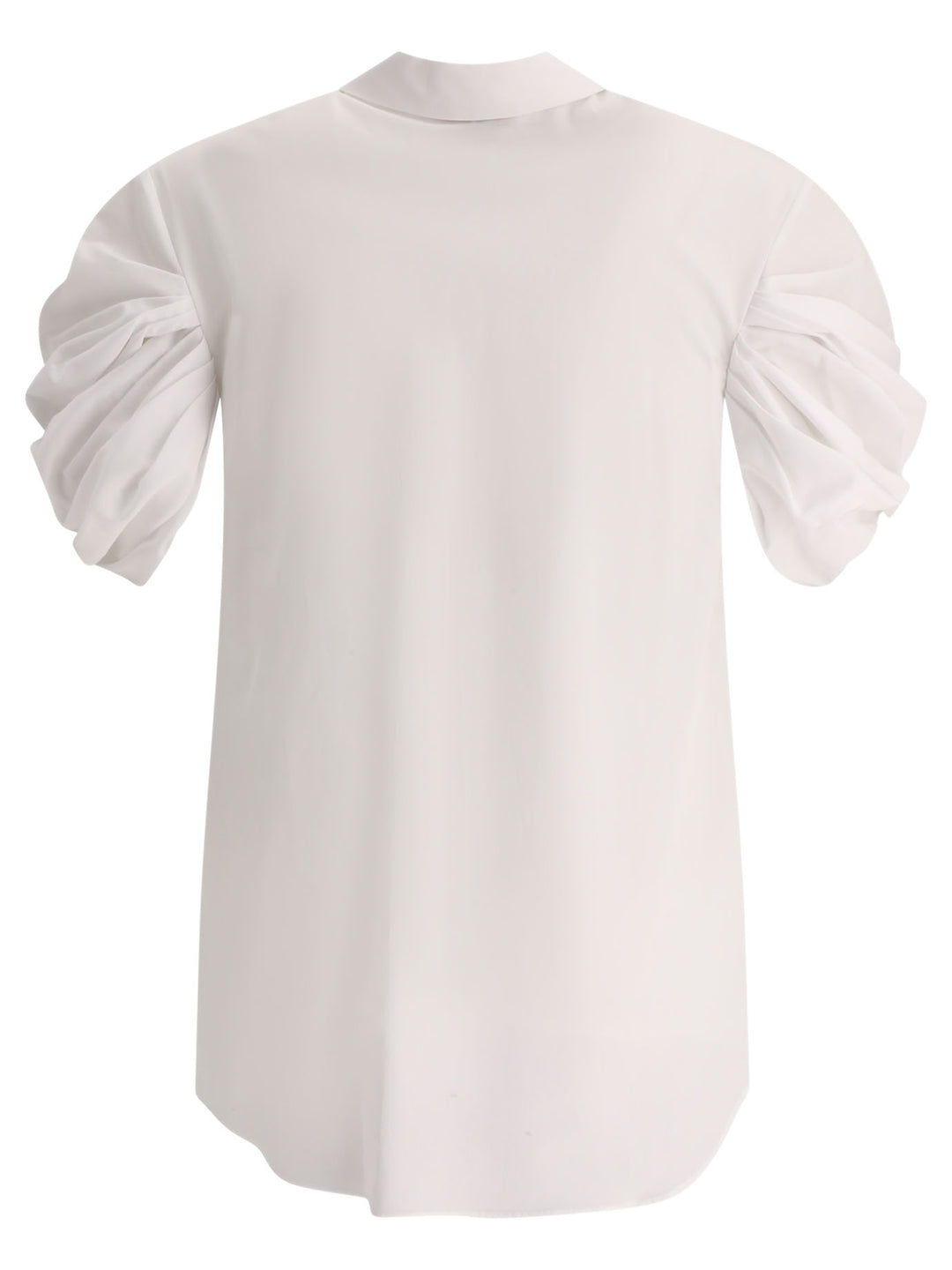 Ruffled T-Shirt Shirts Bianco