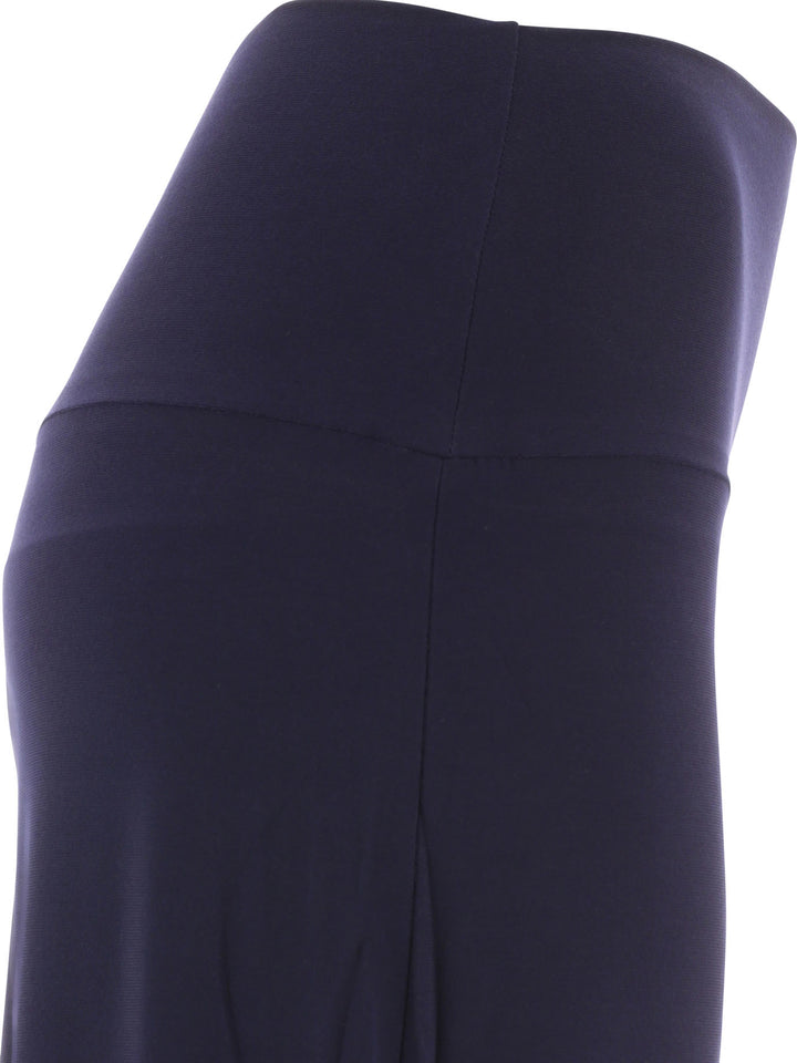 Straight Leg Trousers Blu