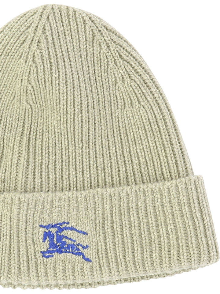 Ribbed Cashmere Beanie Cappelli Verde