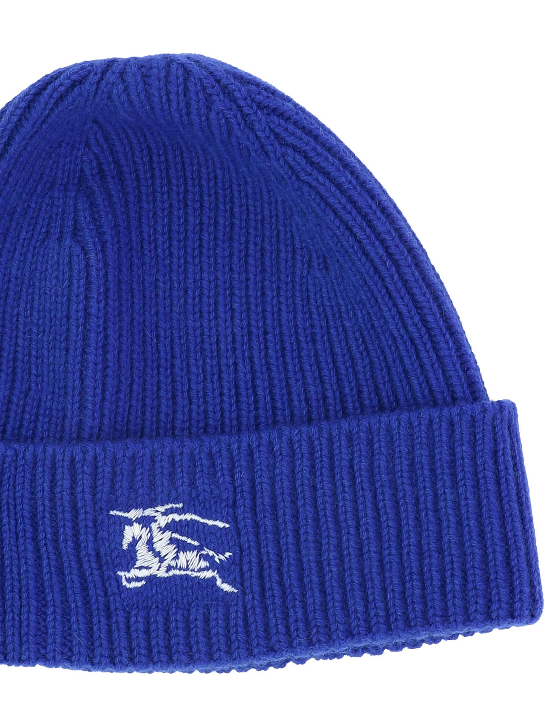 Ribbed Cashmere Beanie Cappelli Blu