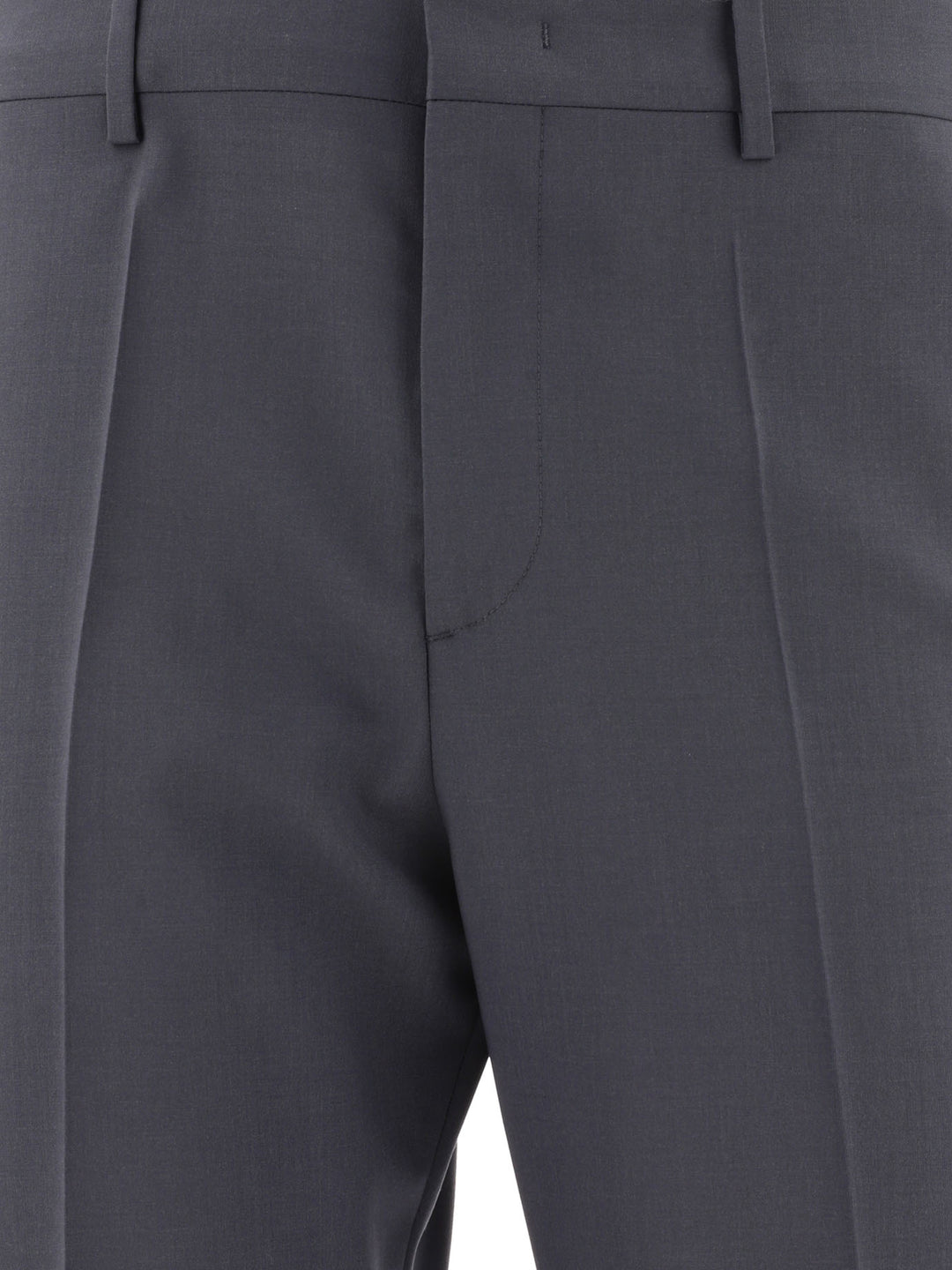 Wool Tailored Trousers Grey