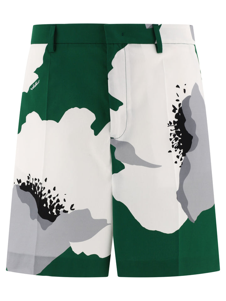 Valentino Flower Portrait Short Verde