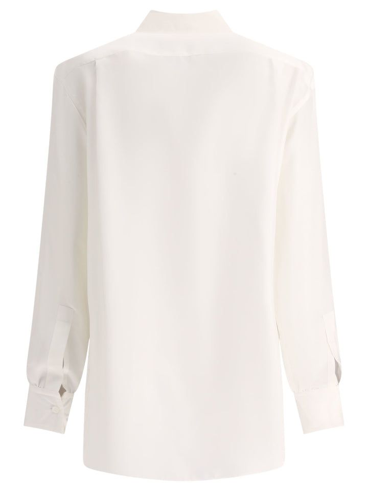 Silk Shirt Shirts Bianco