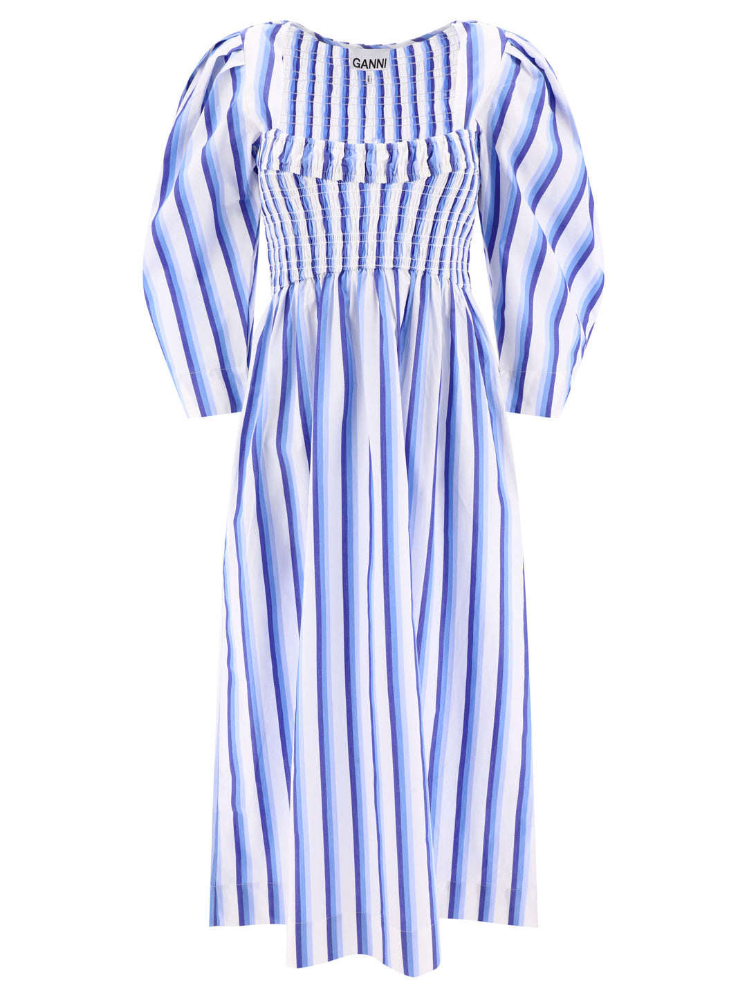 Striped Smock Dress Abiti Celeste