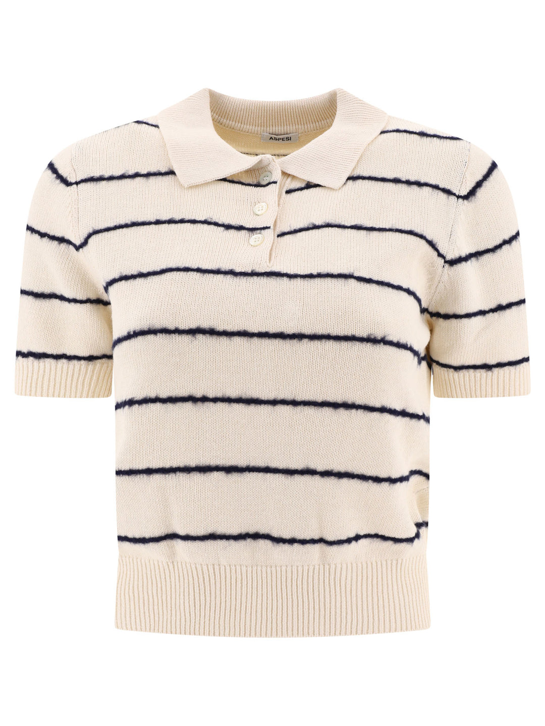 Striped Polo Shirt Polo Shirts Bianco