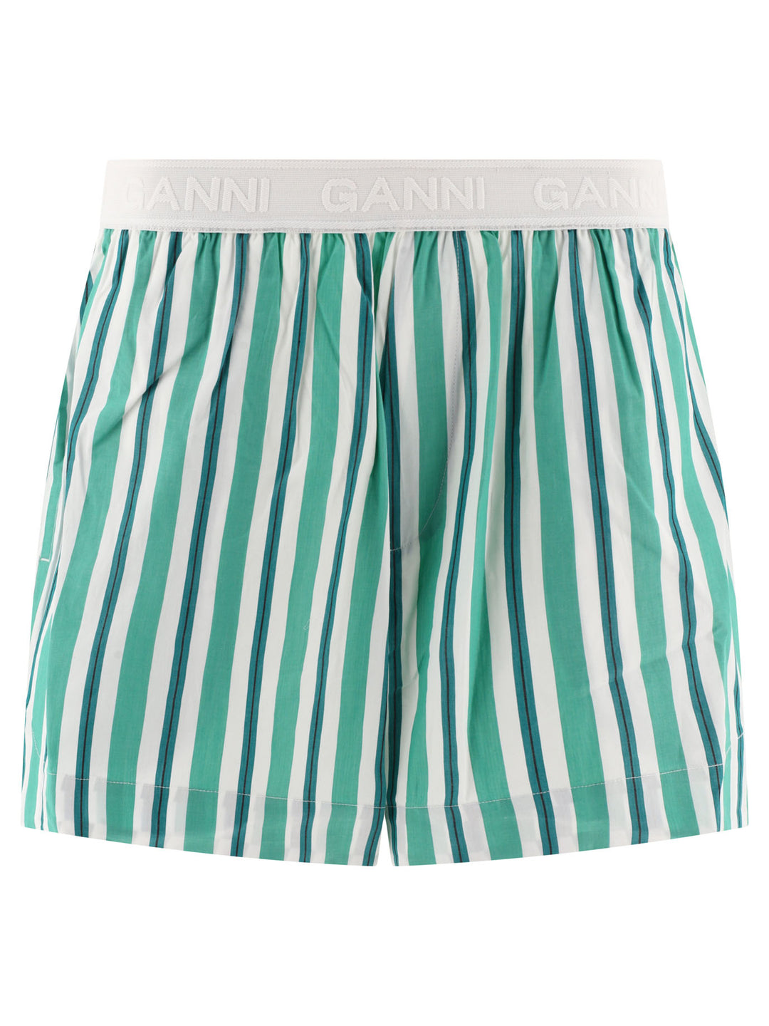 Striped Elasticated S Short Verde