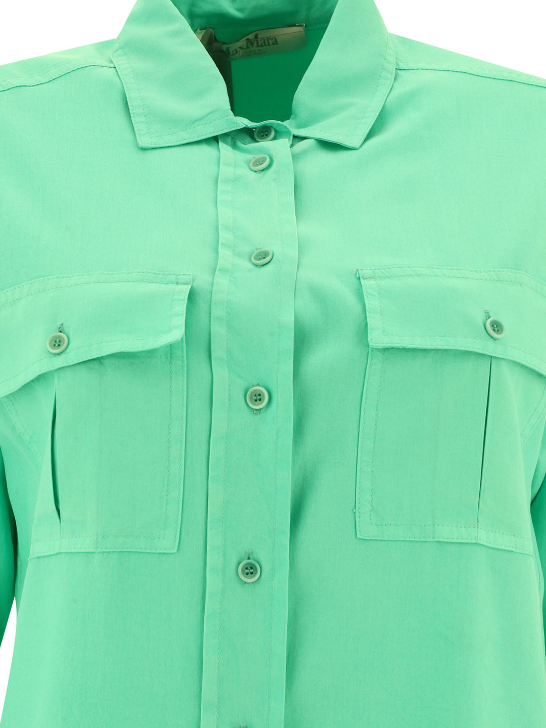 Silk Shirt Shirts Verde