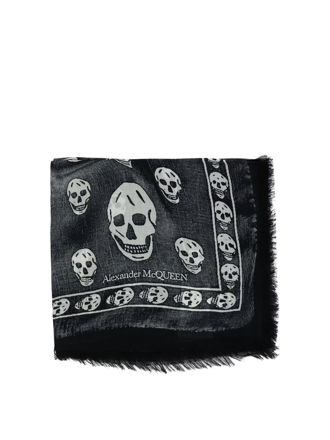 Skull Trompe L Scarves Nero