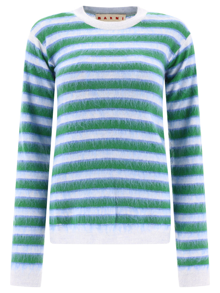 Striped Mohair Sweater Knitwear Celeste