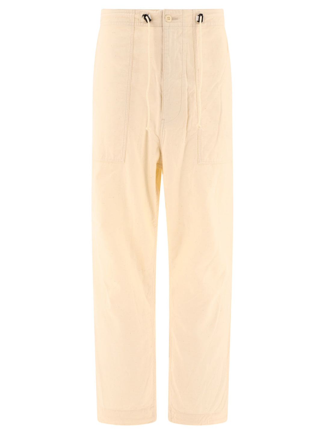 String Fatigue Trousers Beige