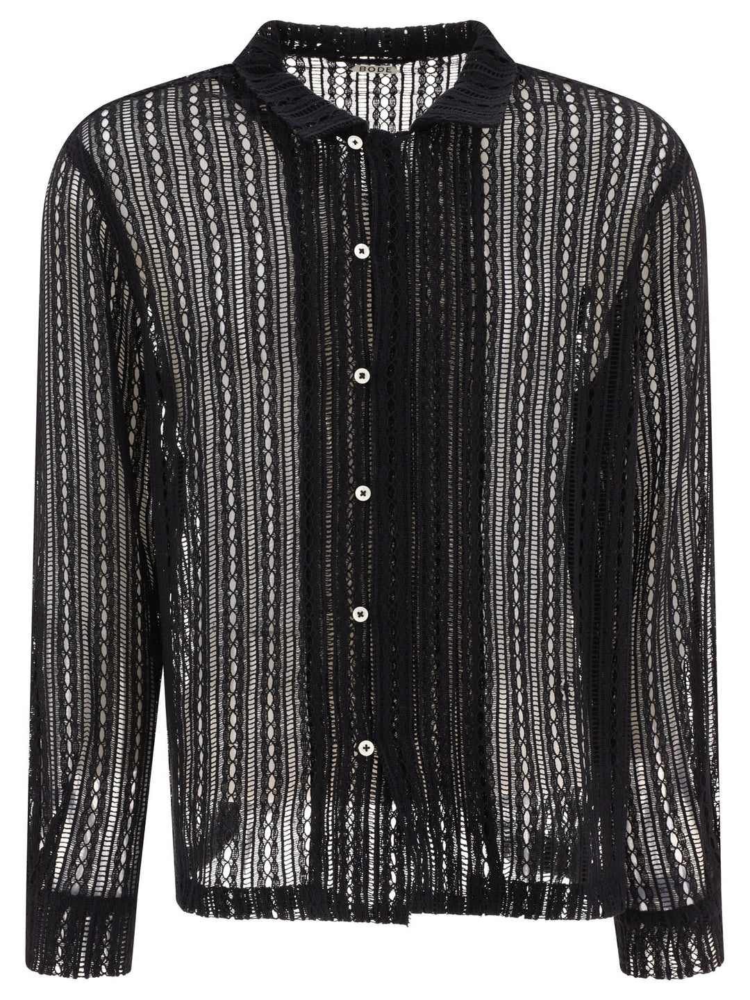 Meandering Lace Shirts Nero