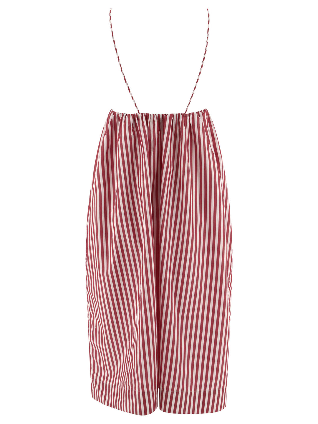 Striped Midi Dress Abiti Rosso