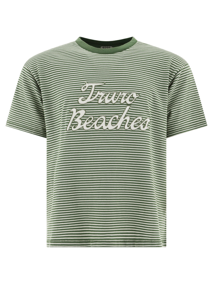 Truro Stripe T-Shirts Verde