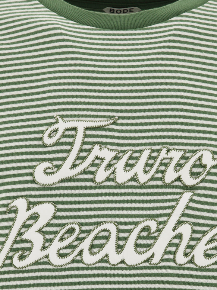 Truro Stripe T-Shirts Verde