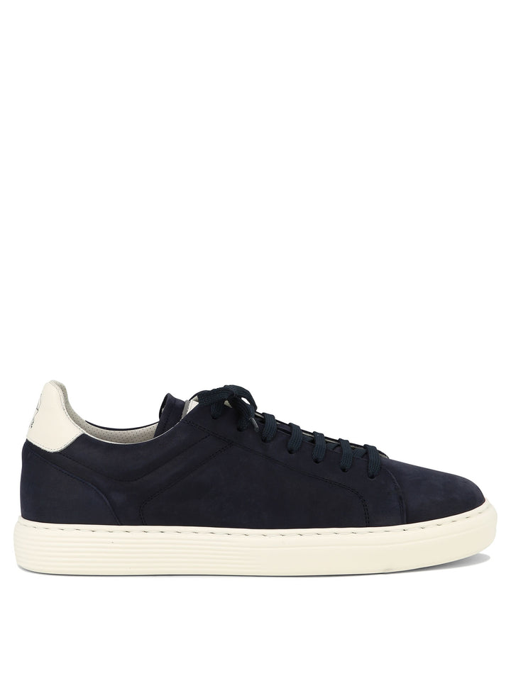 Nubuck Calfskin Sneakers Sneakers & Slip-On Blu