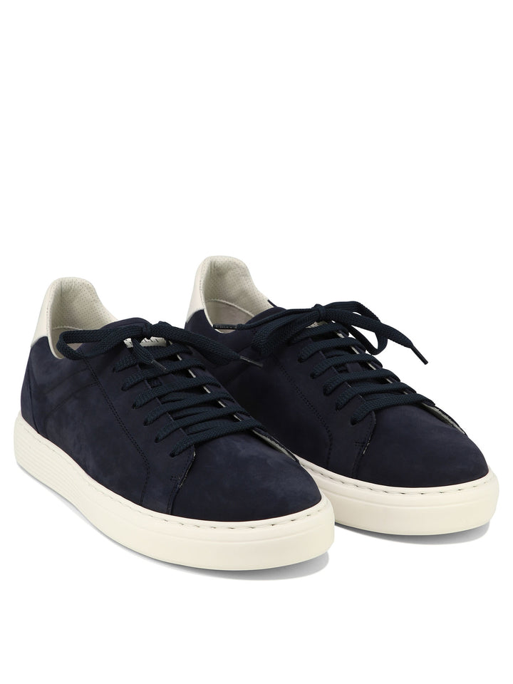 Nubuck Calfskin Sneakers Sneakers & Slip-On Blu